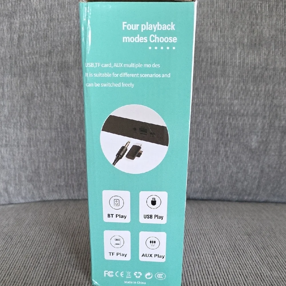 LED‎ Wireless Charging Speaker with Color Selections Model BT 2301, New